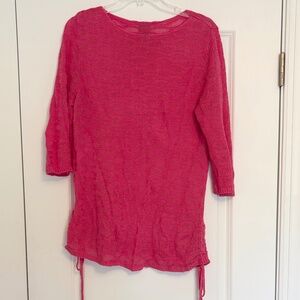 Chico's Pink Knit Sweater Sz 2/Lg